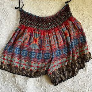 Angie Fun Flowy Colorful Shorts